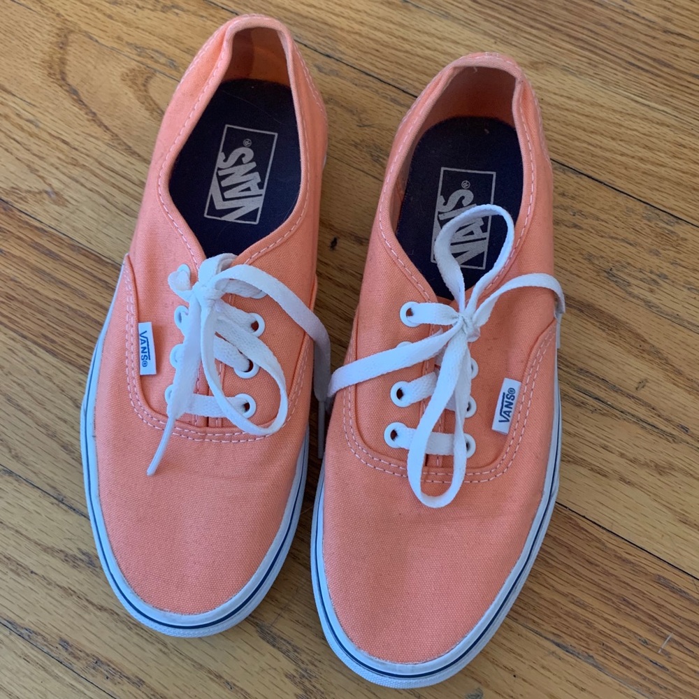 Orange Vans Women’s Size 7
